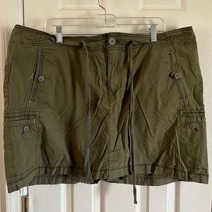 Lane Bryant Army Green Skort